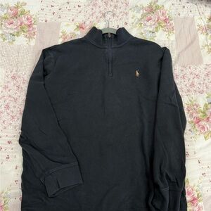 Ralph Lauren Black Half-Zip Pullover
